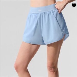 ALO Yoga Seashell Blue Match Point Shorts